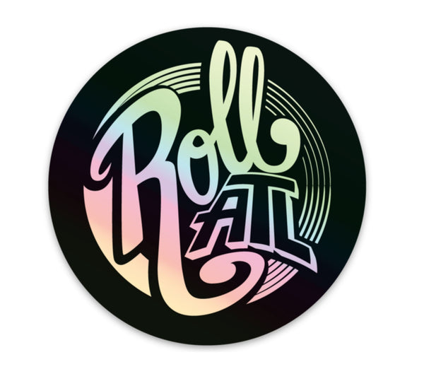 RollATL 2" Holographic Sticker