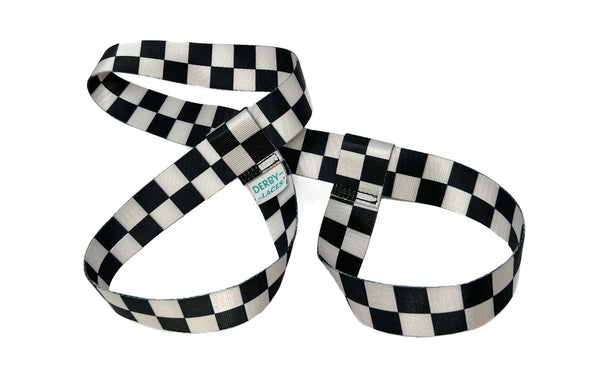 Derby Laces Skate & Gear Leash - Checkered