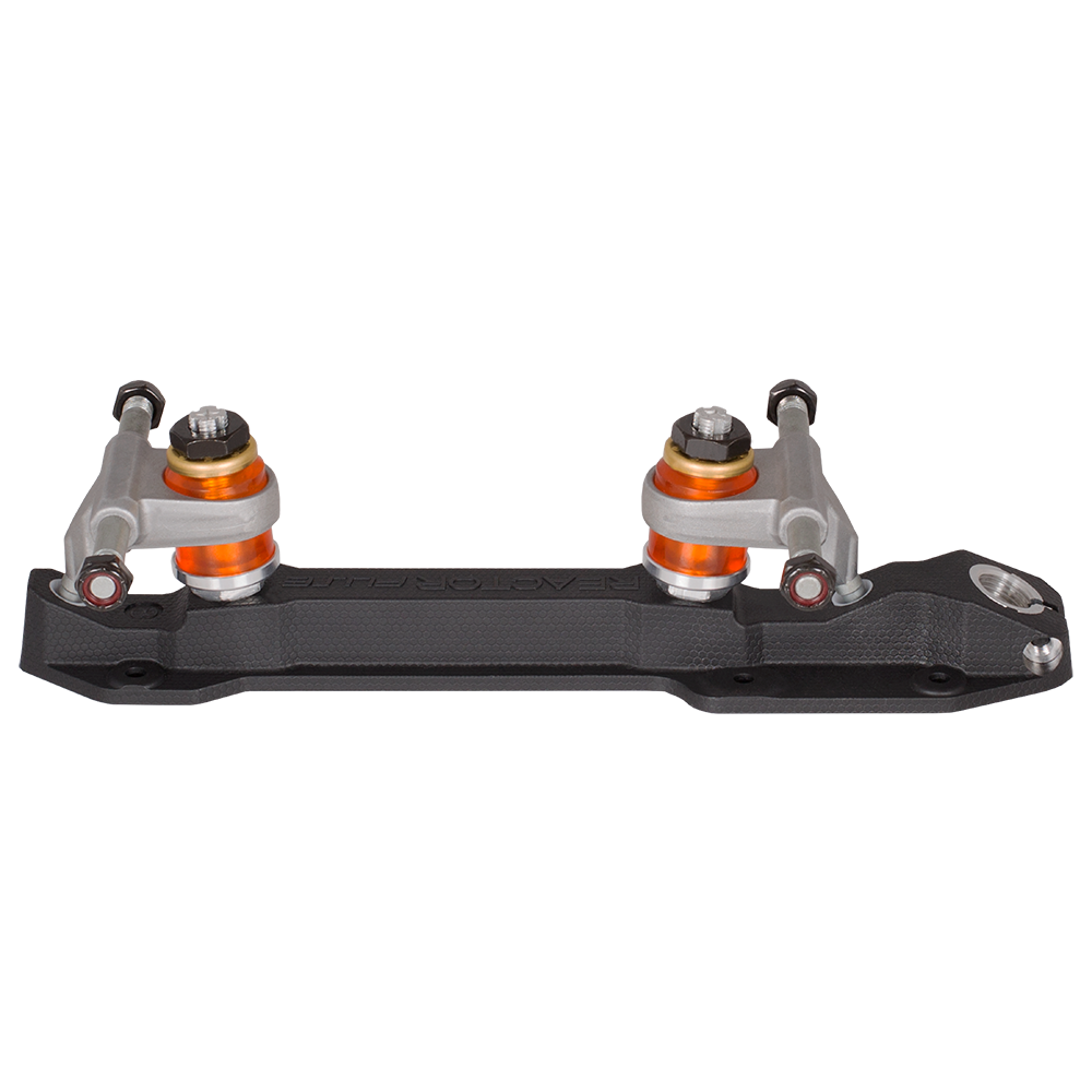 Riedell 120 Roller Skates with Powerdyne Reactor Fuse Plate (NO WHEELS