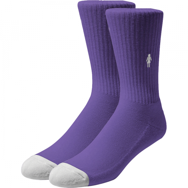 Girl OG Crew Socks - Purple (1pr)