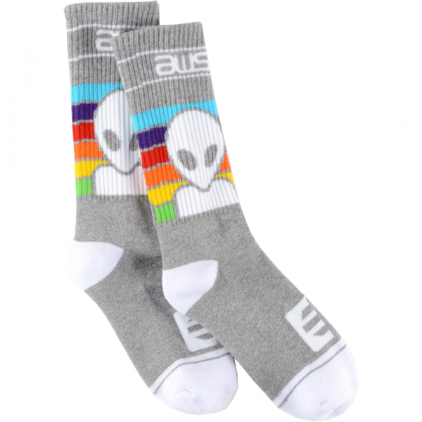 Alien Workshop Spectrum Crew Socks - Heather Grey