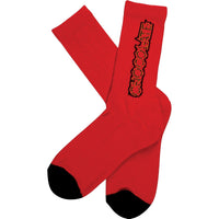 Chocolate Parliament Crew Socks Red - 1pr