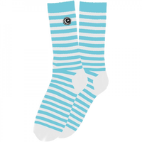 Found Striped Star and Moon Socks - White (1pr)