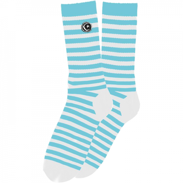 Found Striped Star and Moon Socks - White (1pr)