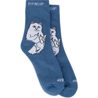 Rip N Dip Lord Nermal Mid Socks - Slate (1pr)