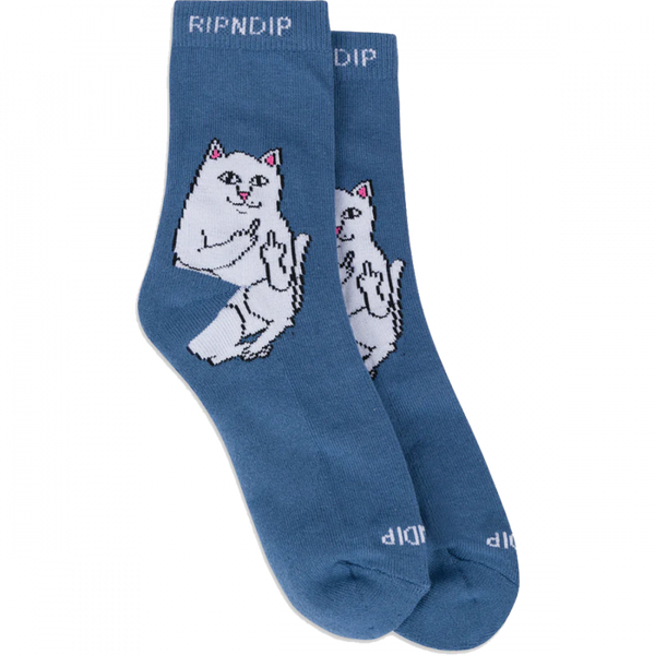 Rip N Dip Lord Nermal Mid Socks - Slate (1pr)