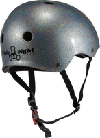 Triple8 THE Certified Sweatsaver Helmet - Silver Glitter