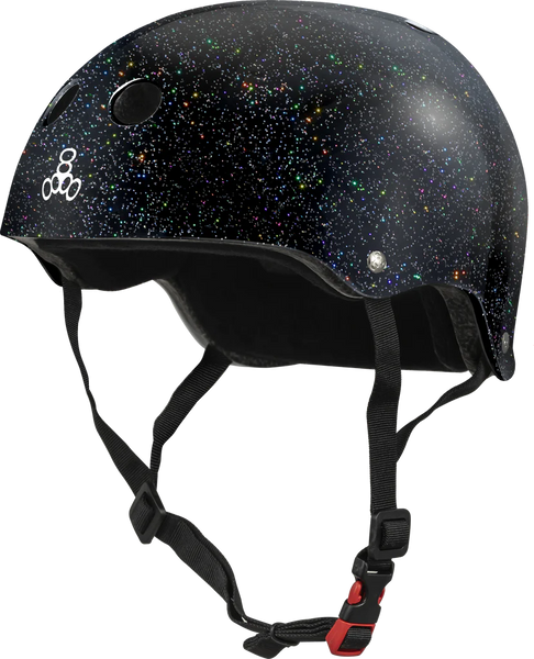 Triple8 THE Certified Sweatsaver Helmet - Black Glitter