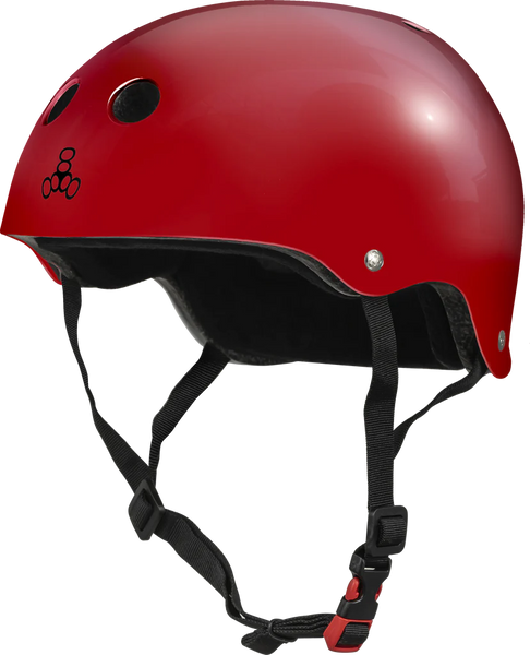 Triple8 THE Certified Sweatsaver Helmet - Scarlet Red Glossy