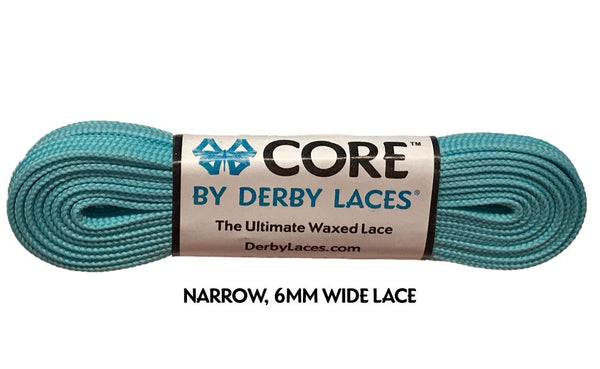 Derby Laces (Core 6mm) - Aqua Spray Teal
