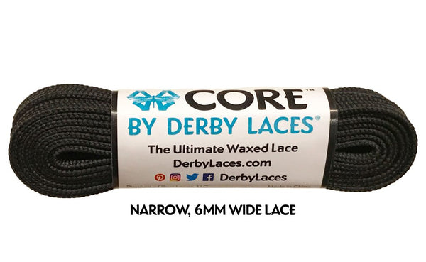 Derby Laces (Core 6mm) - Black
