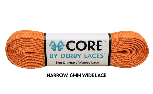 Derby Laces (Core 6mm) - Carrot Orange