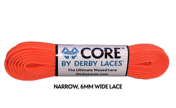 Derby Laces (Core 6mm) - Fluorescent Orange