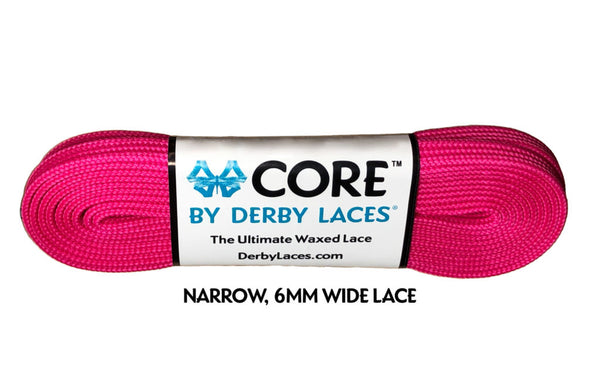 Derby Laces (Core 6mm) - Hot Magenta