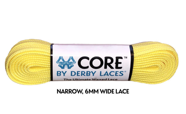 Derby Laces (Core 6mm) - Lemon Yellow