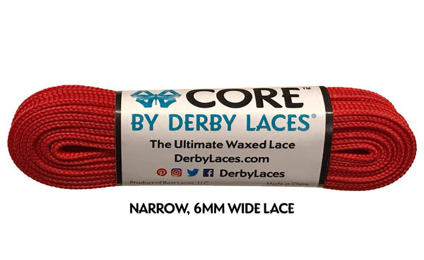 Derby Laces (Core 6mm) - Red