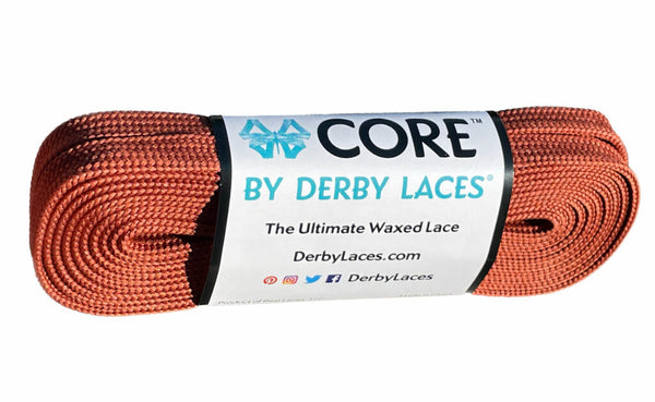 Derby Laces (Core 6mm) - Rust Red