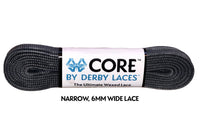 Derby Laces (Core 6mm) - Slate Gray