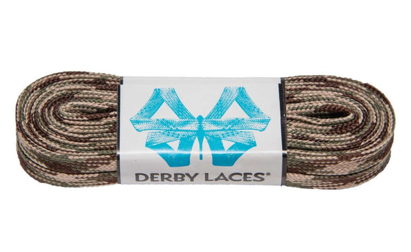 Derby Laces (Waxed 10mm) - Camouflage