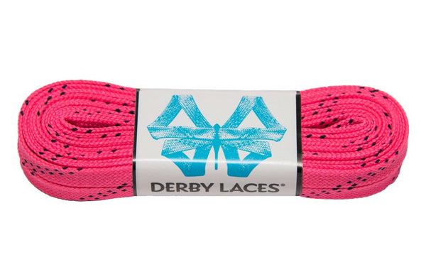 Derby Laces (Waxed 10mm) - Hot Pink