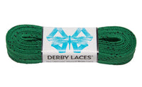 Derby Laces (Waxed 10mm) - Kelly Green