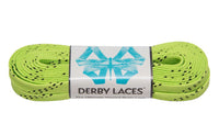 Derby Laces (Waxed 10mm) - Lime Green