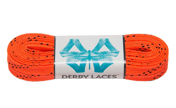 Derby Laces (Waxed 10mm) - Fluorescent Orange