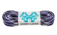 Derby Laces (Waxed 10mm) - Purple Camouflage