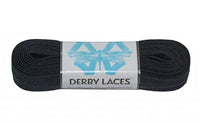 Derby Laces (Waxed 10mm) - Solid Black