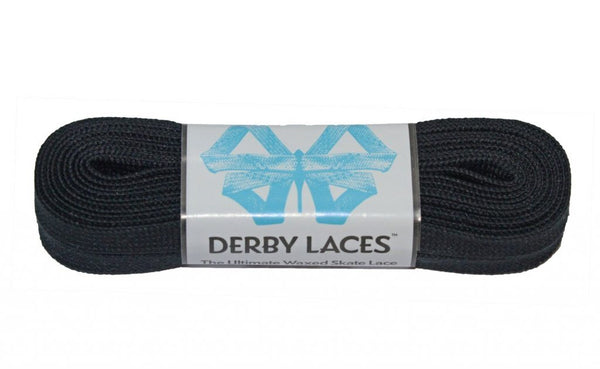 Derby Laces (Waxed 10mm) - Solid Black