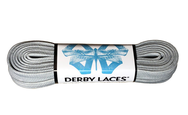 Derby Laces (Waxed 10mm) - Solid Gray