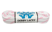 Derby Laces (Waxed 10mm) - Black with Blue Tracer