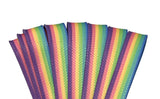 Derby Laces (Style 10mm) - Pastel Rainbow Stripe