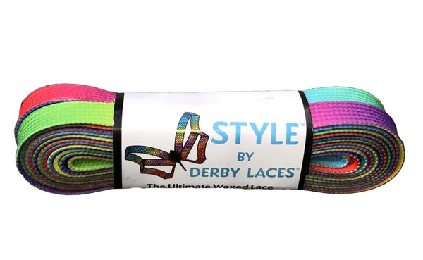Derby Laces (Style 10mm) - Rainbow Gradient