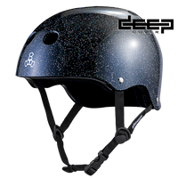 Triple8 Deep Cover Helmet - Black Glitter