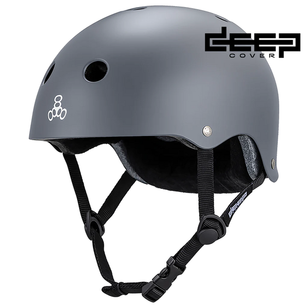 Triple8 Deep Cover Helmet - Grey Matte