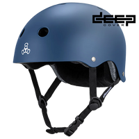 Triple8 Deep Cover Helmet - Navy Matte