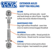 Sonic Extender Axle Kit