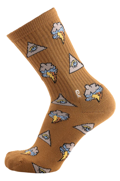 PSOCKADELIC Eye Cloud Crew Socks - 1pr