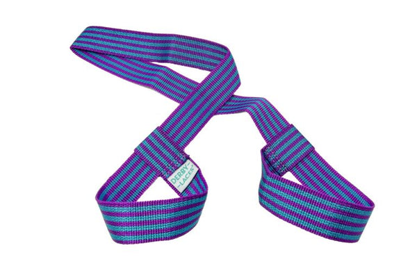 Derby Laces Skate & Gear Leash - Purple and Teal Stripe SPARK