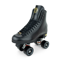 Riedell 120 Roller Skates with Powerdyne Reactor Fuse Plate (NO WHEELS OR BEARINGS)