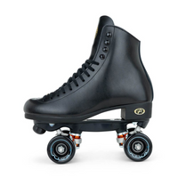 Riedell 120 Roller Skates with Powerdyne Reactor Fuse Plate (NO WHEELS OR BEARINGS)