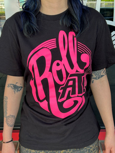 RollATL T-Shirt Black w/ Pink Logo