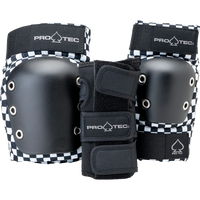 Pro-Tec Street Gear 3 Pack Pad Set - Checker