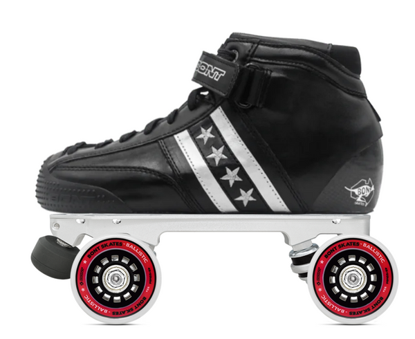 Bont Quadstar Carbon Roller Derby Skates (NO WHEELS OR BEARINGS)