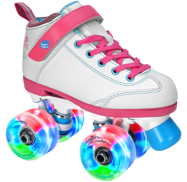 Sure-Grip Sugar & Spice Kids Light-Up Quad Skates