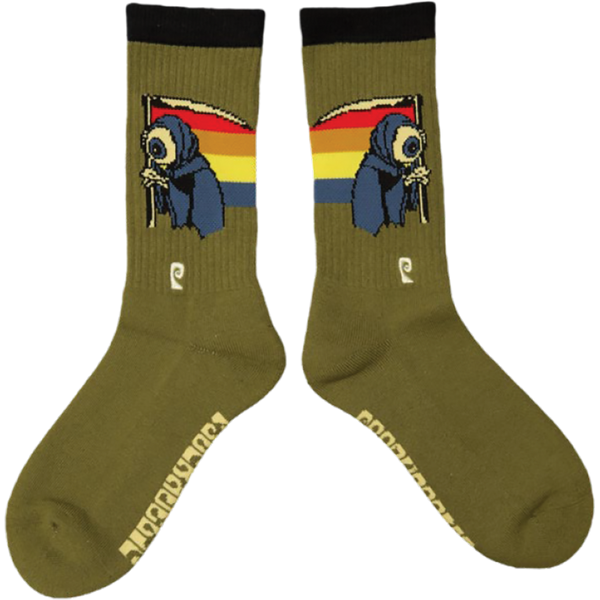 PSOCKADELIC Time Reaper Crew Socks - 1pr