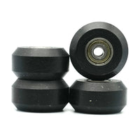50/50 UHMW Antirocker Wheels - Black (4pk)