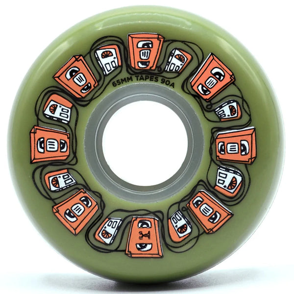 Mushroom Blading Tapes Wheels 65mm/ 90a 4pk