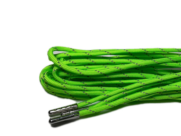 DRIP LACES (Reflective 3M) - Neon Green
